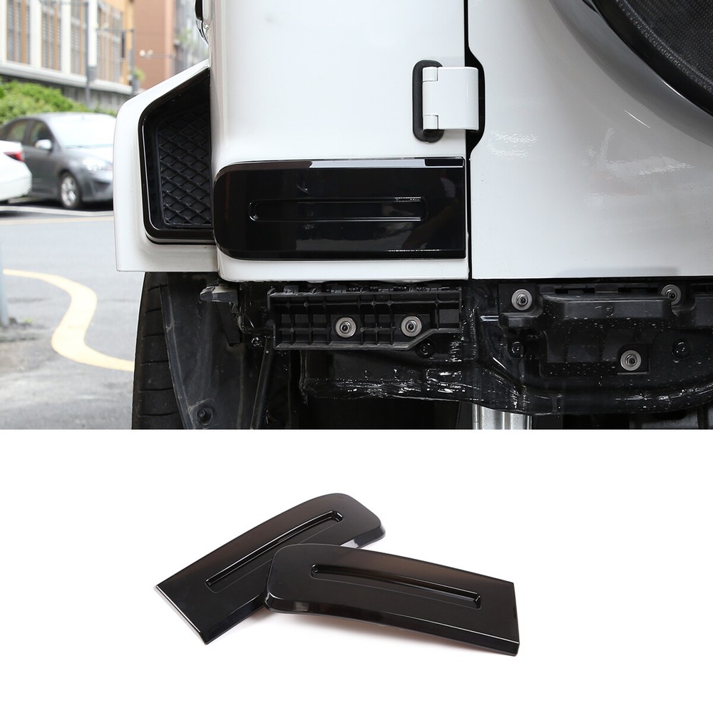 ABS Smoked Black Tail Light Cover for Mercedes G-Class 2019-2022-image