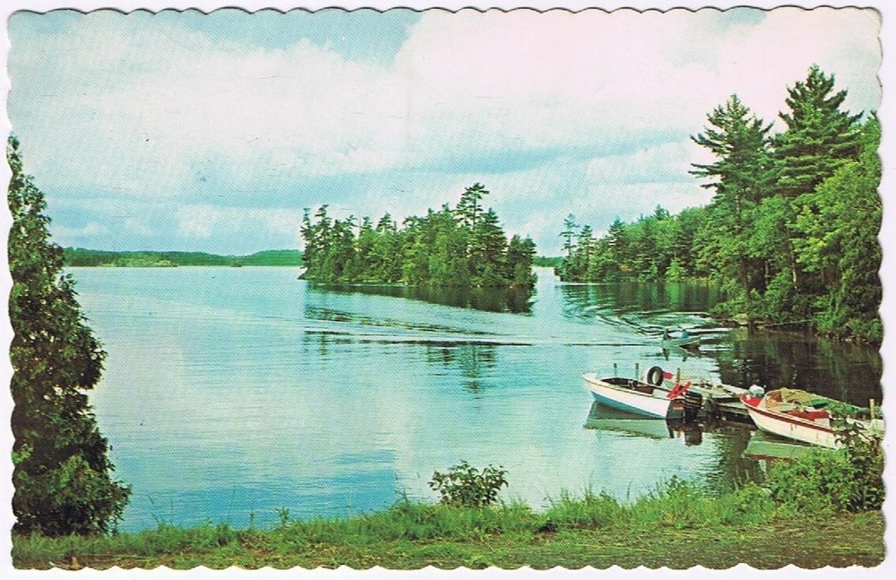 Postcard Greetings From Little Current Manitoulin Island Ontario