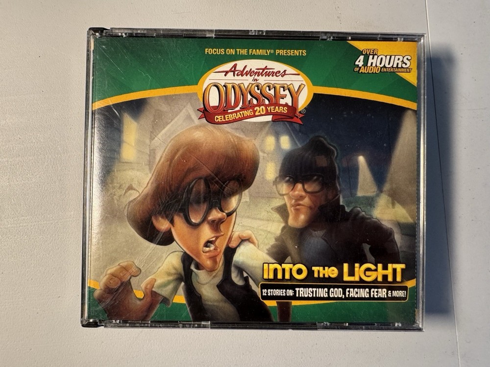 Adventures in Odyssey Into The Light Vol 47 4-CD Set Focus on the Family Vintage