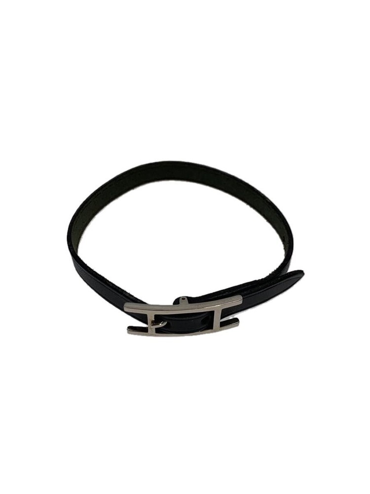 Hermes Black Leather Bracelet for Women API3 I 2722