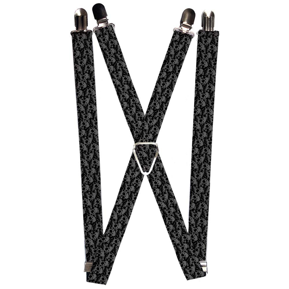 `Suspenders - 1.0`` - Skull Yard Black/Gray` ACC NEWAnother great item from Rarewaves USA | Free delivery!