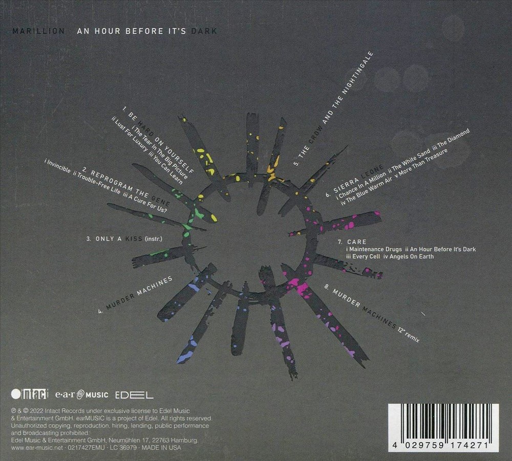 Marillion Hour Before It's Dark New Cd & Dvd-A