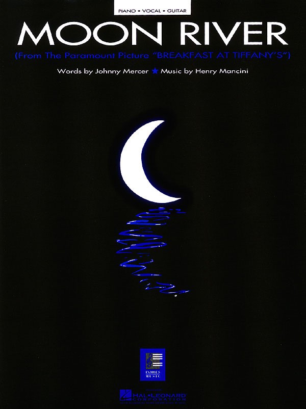 Moon River Song by Johnny Mercer Piano Vocal Sheet Music Guitar Chords Lyrics