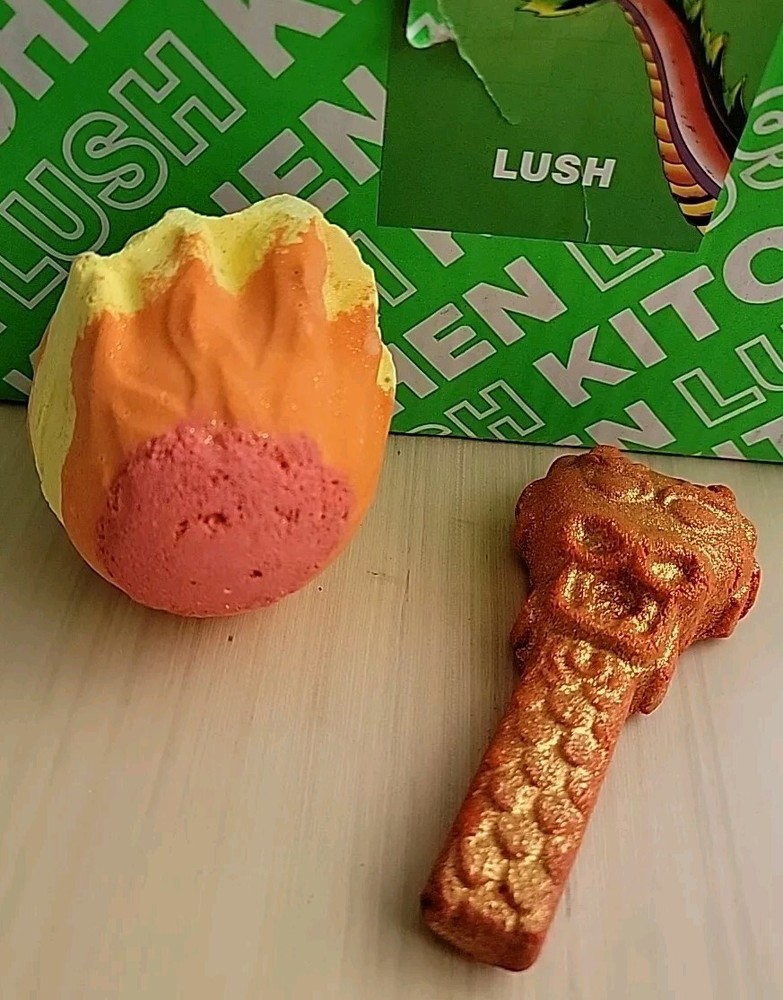 Lush Bath Bomb Bubble Bar Lot Fireball Dragon Legend Kitchen Exclusive