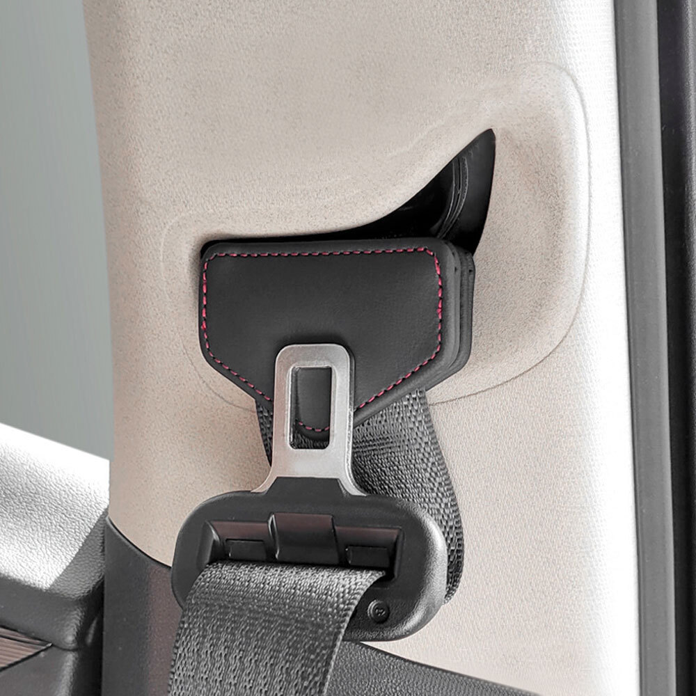 Universal Magnetic Vehicle Seat Belt Clip Fixing Limiter Accessory in Black