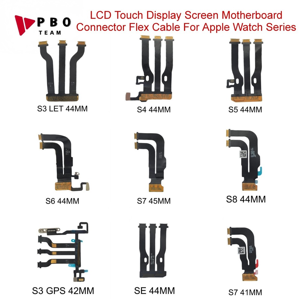 Apple Watch LCD Screen Connector Flex Cable Series 3 5 6 7 8 SE Repair Part