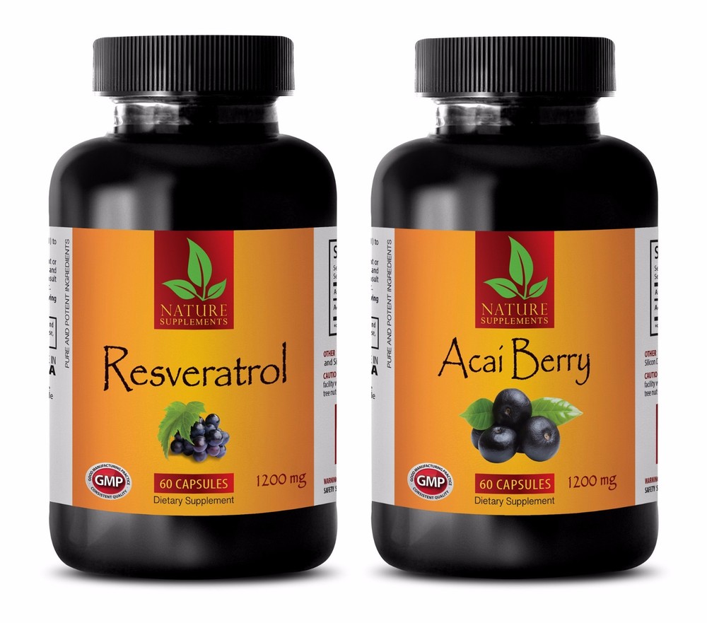 Weight loss pills - RESVERATROL – ACAI BERRY COMBO - acai berry cleanse