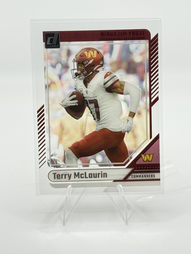 2024 Panini Football Clearly Donruss Terry McLaurin #50 Washington Commanders