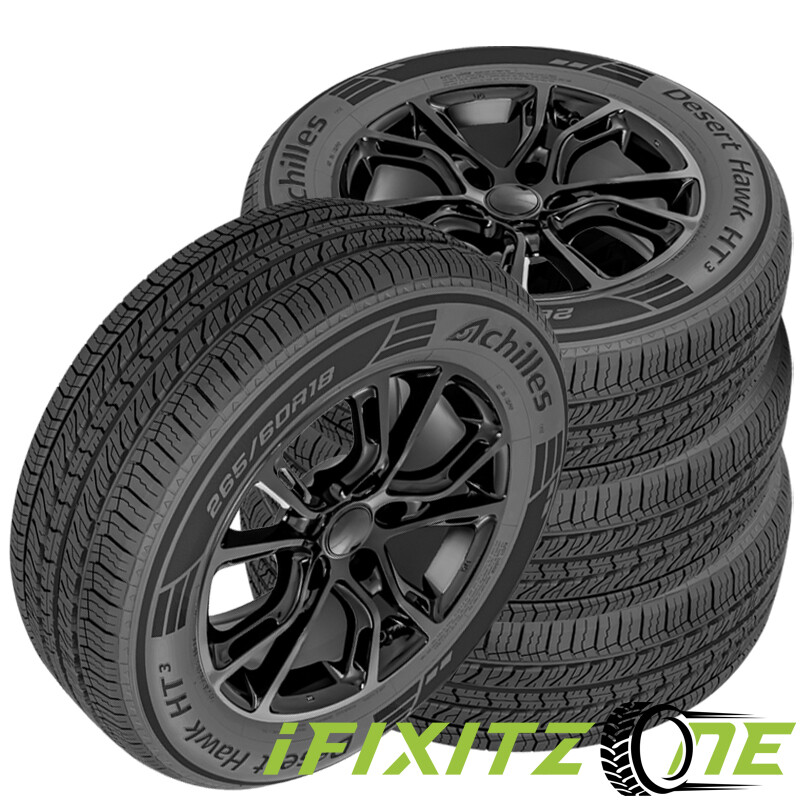 Achilles Desert Hawk HT3 245/75R17 121R All-Season Truck Tires 60K Mileage 4-Pack  -image