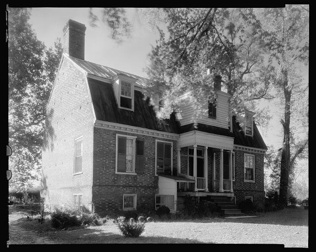 Rural Plains Mechanicsville Virginia 1935 Colonial Home Plantation House