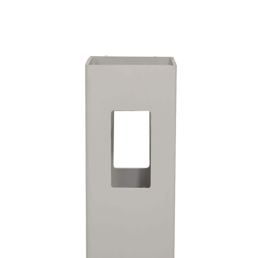 5 in.x5 in.x9 ft.Tan Vinyl Fence Line PostLTPT-LINE-5X108