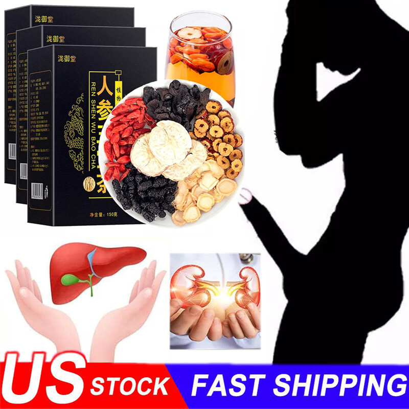 Kidney Support Tea with Ginseng and Chinese Herbs Six Treasure Blend 2025