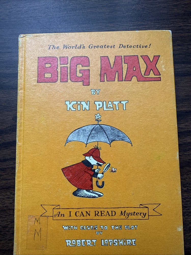 Big Max by Kin Platt (1965) I Can Read Books Vintage Children's Book