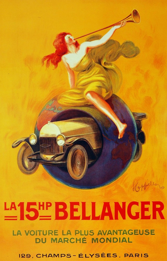 8215.Decoration Poster.Home Room wall.Art print design.Cappiello Bellanger car
