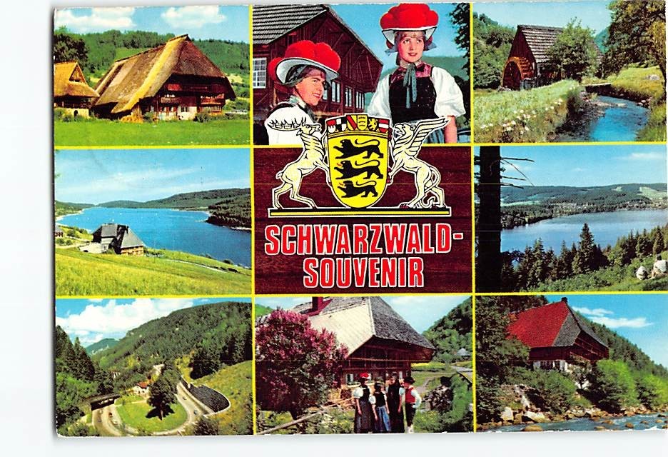 Postcard Scenes & Views Schwarzwald Germany
