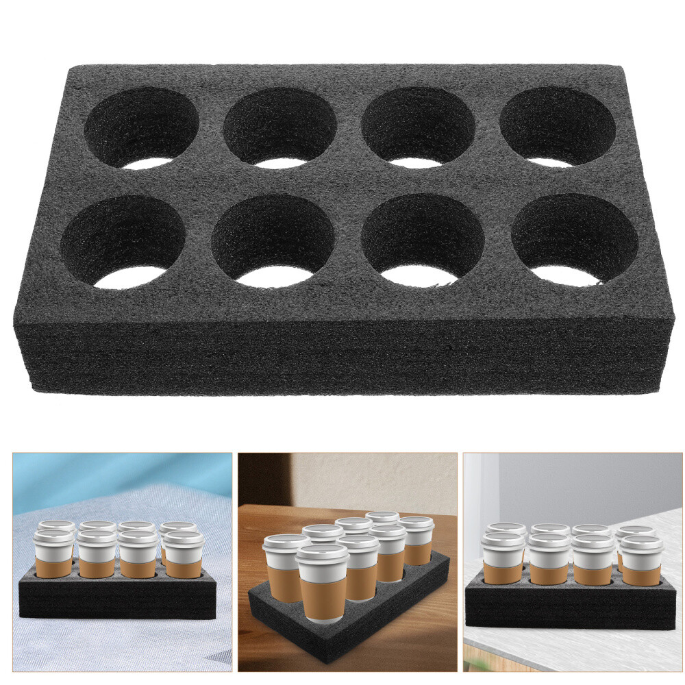 Disposable Takeout 8 Cup Holder Carrier Takeout Coffee Cup Coffee to Go Carrier