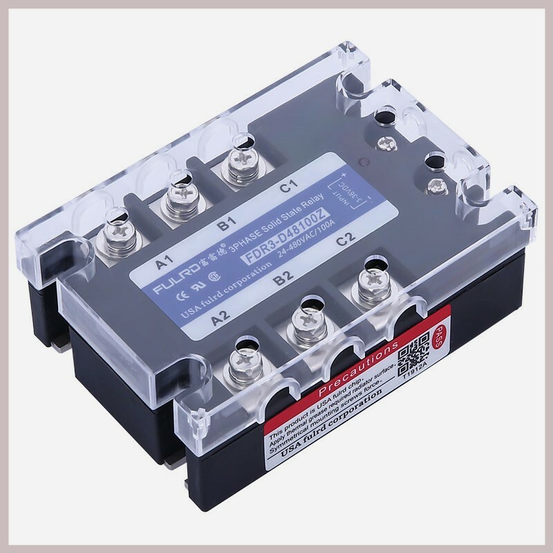 1PCS NEW FIT FOR FULRD Three-phase solid state relay FDR3-D48100Z 100A