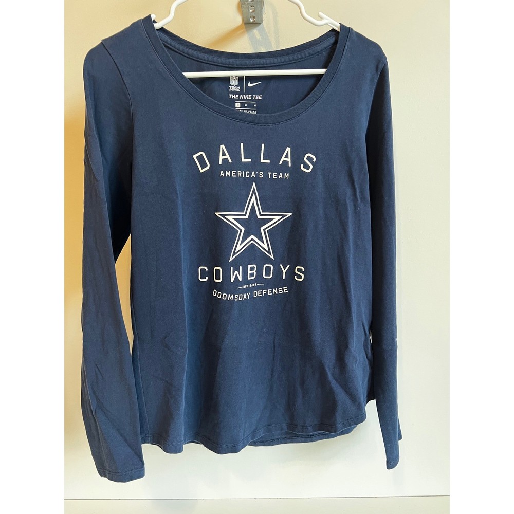 Nike Dallas Cowboys NFL America's Team Long Sleeve T-Shirt Women's M