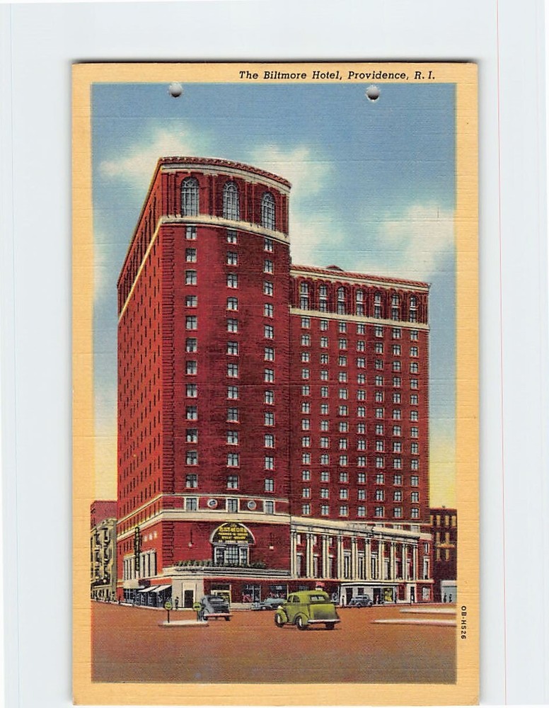 Postcard Biltmore Hotel Providence Rhode Island USA