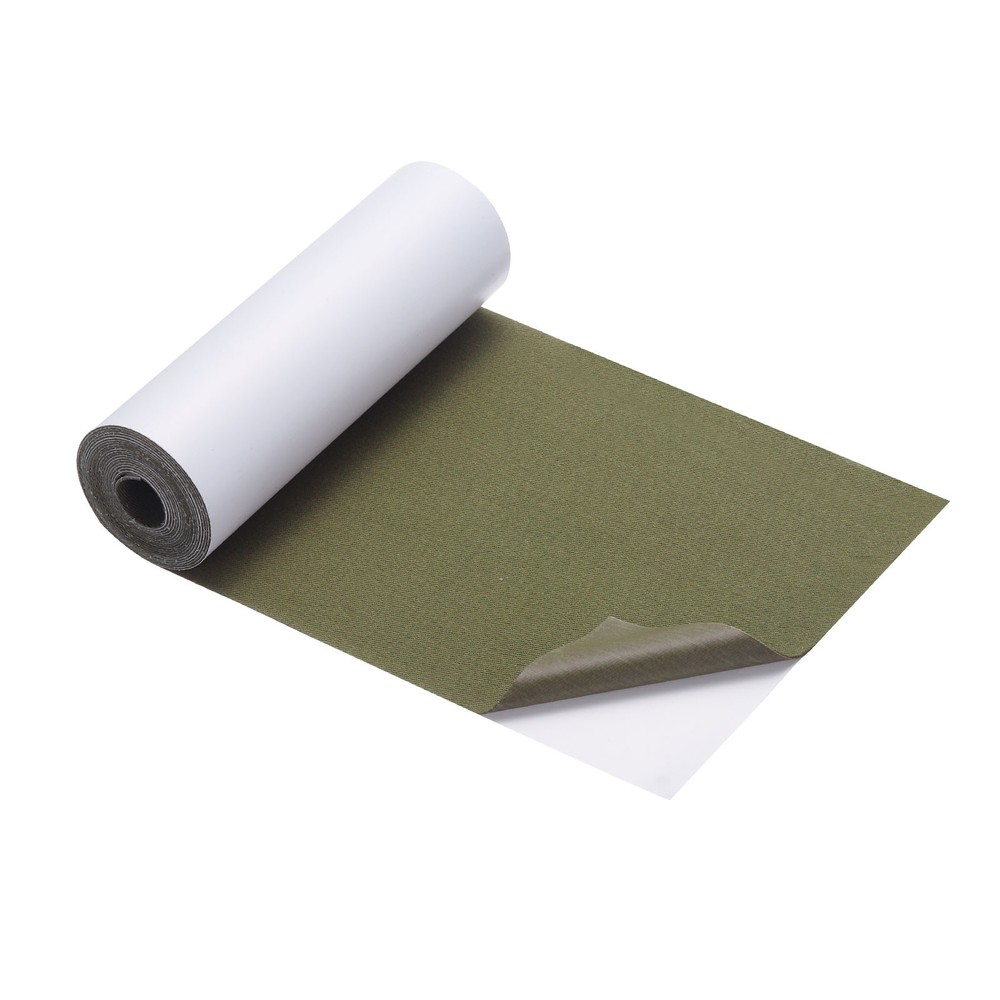 Iron on Fabric Repair Patches, Olive Green Cotton Patch, 4x60 Inches