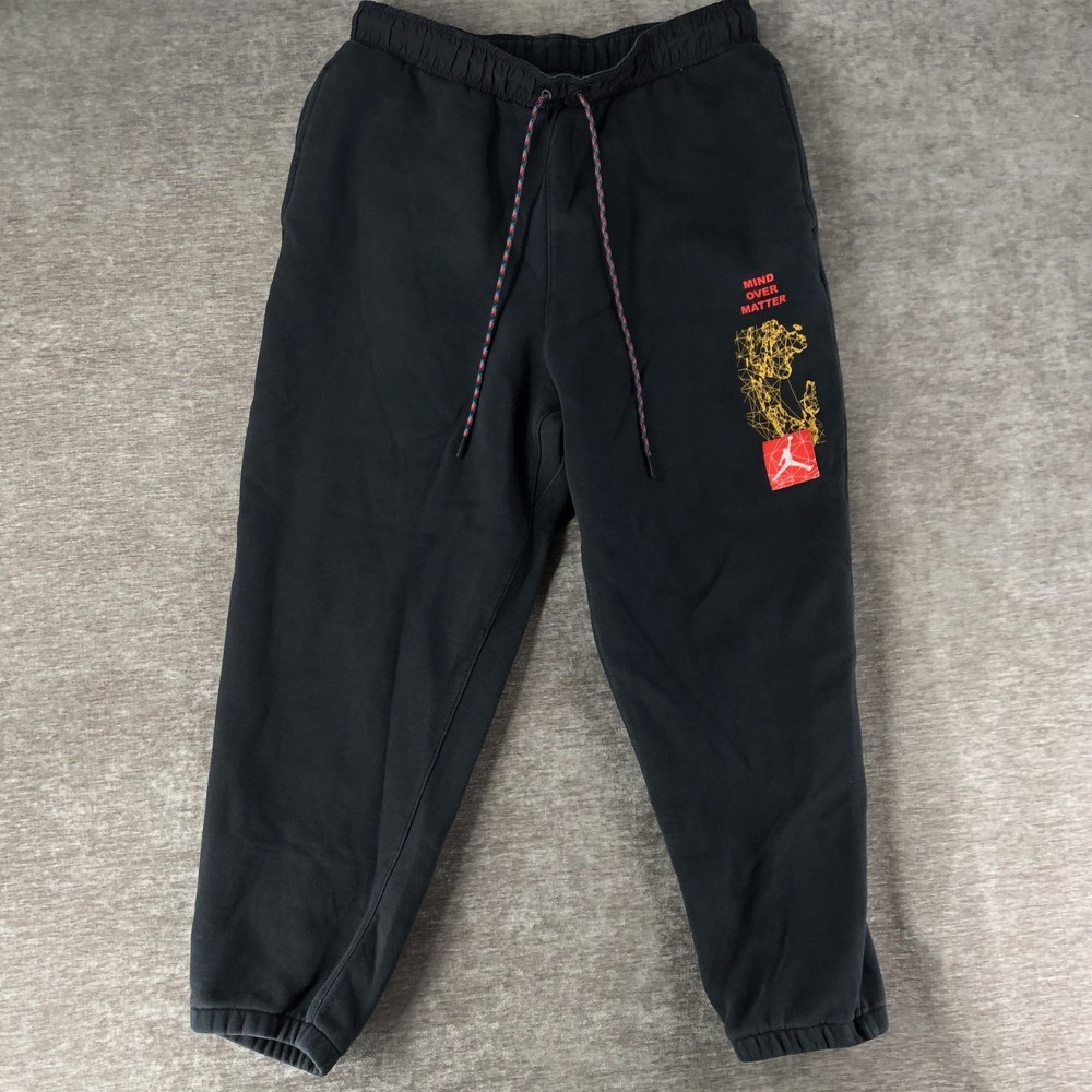 Jordan Air Essentials Mind Over Matter DC9720-010 Men's Sweatpants Black 2XL