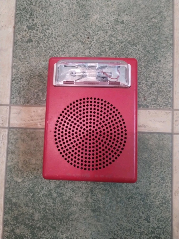 Wheelock E50-24MCW Fire Alarm Speaker Strobe Wall Red