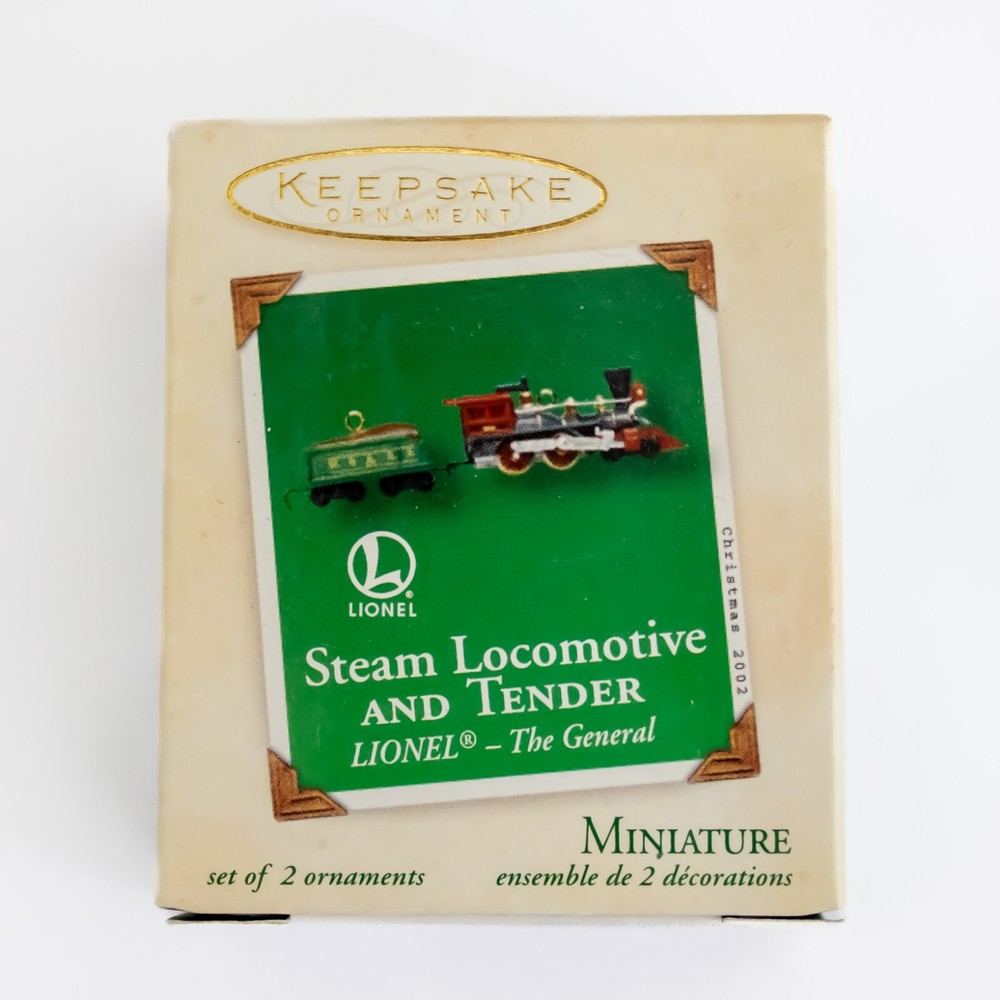Hallmark 2002 Keepsake Lionel The General Steam Locomotive & Tender Ornament