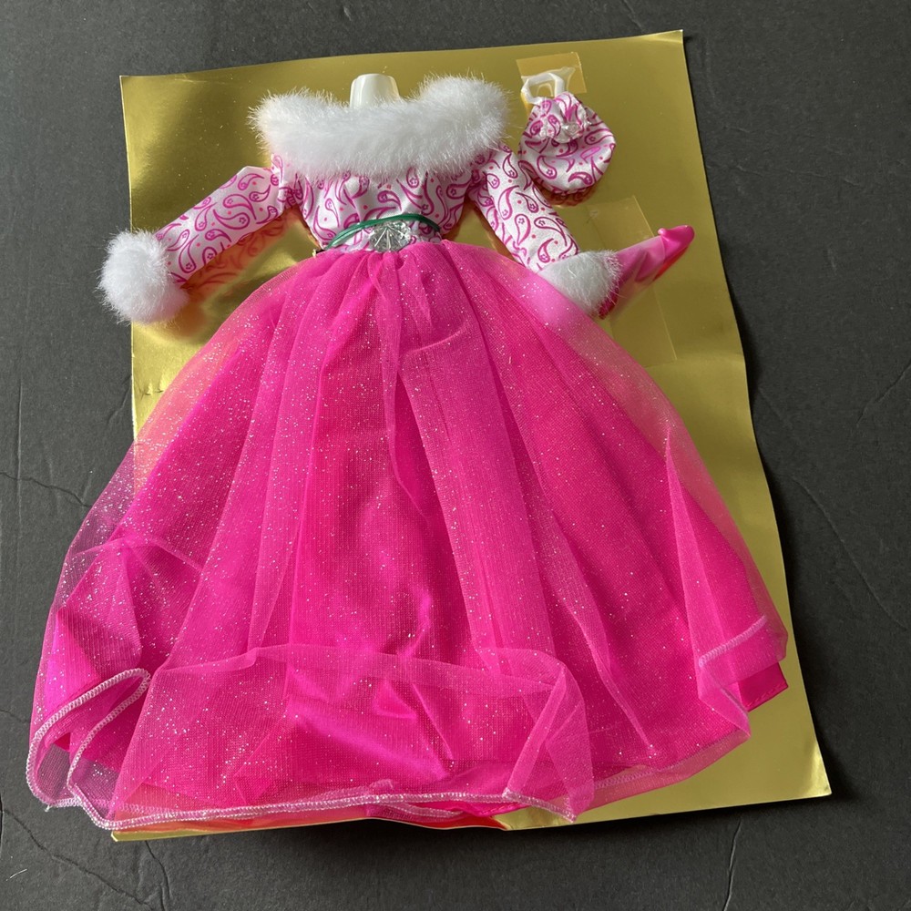 Vintage Pink Ball Gown For Barbie.