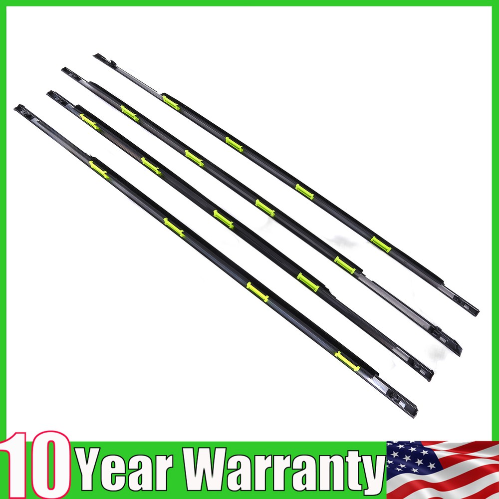 Outer Door Belt Weatherstrip Window Seal Molding kit For 96-00 Honda Civic Sedan