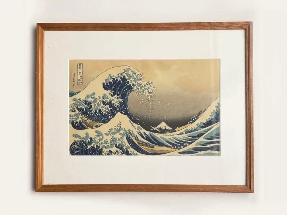 Y0214 Katsushika Hokusai Thirtysix Views of Mt. Fuji Great Wave Off Kanagawa Pub