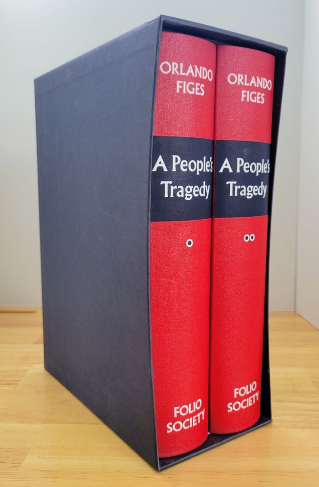 Folio Society: A People's Tragedy (2 Vols) by Orlando Figes, 2013 HC-Slipcase