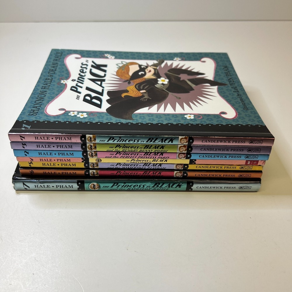 The Princess in Black Lot Book Series 1-7 PB & HC by Shannon Hale Ages 5-8