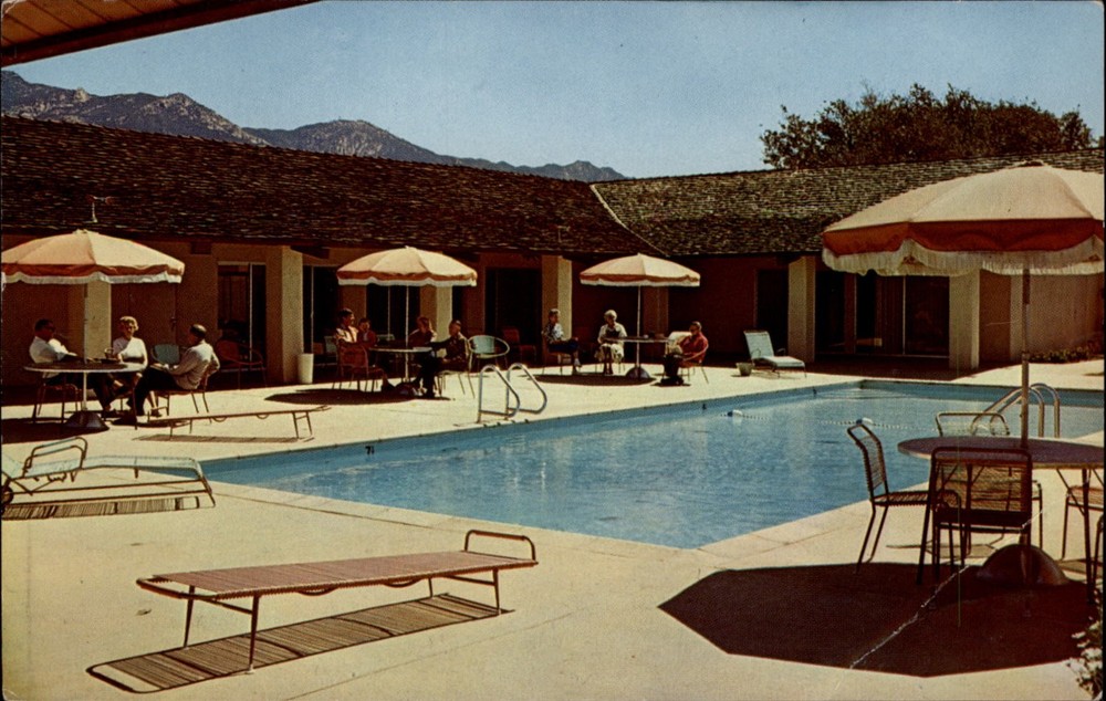 Fess Parker's Rancho Santa Barbara Santa Barbara California Pool postcard s527