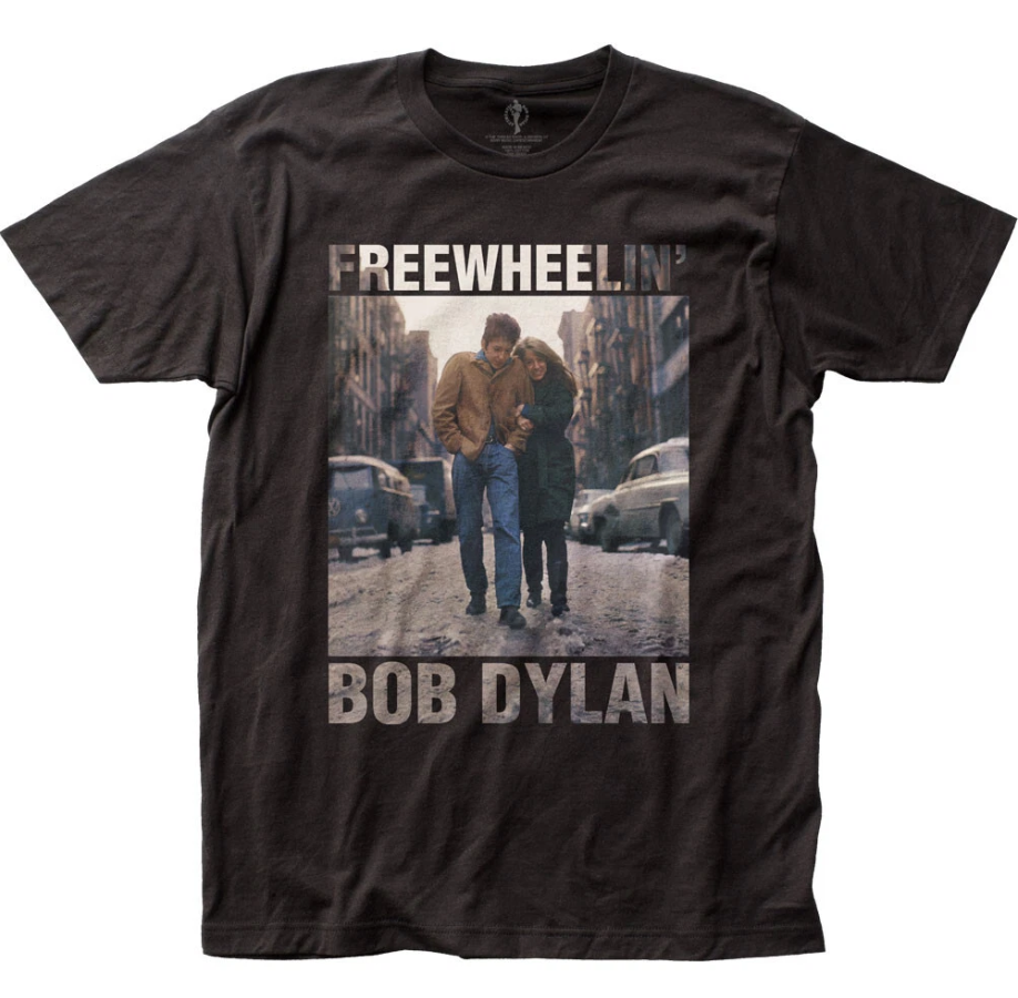 Bob Dylan The Freewheelin’ Bob Dylan T Shirt – Men’s Rock & Roll Classic Tee