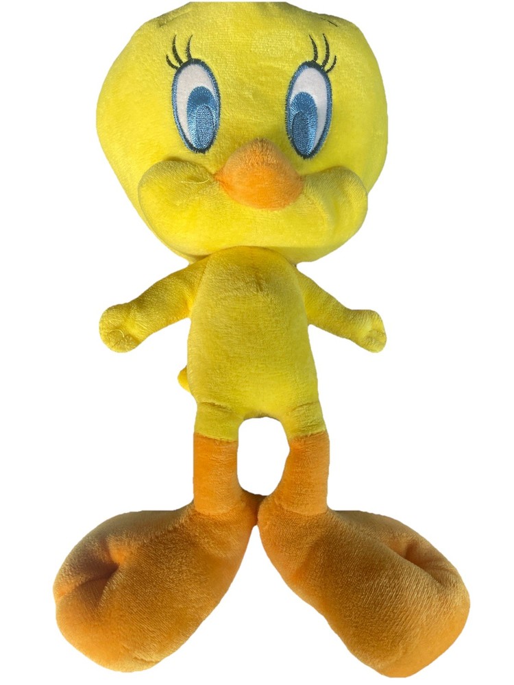 Tweety Bird Warner Brothers Looney Toons Medium Yellow Plush Stuffed Animal