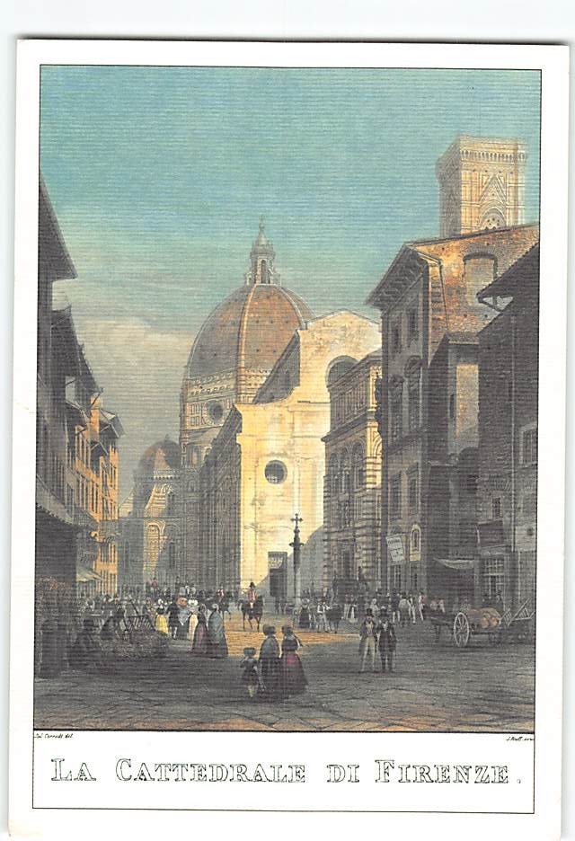 Postcard Santa Maria del Fiore Cathedral Florence Italy
