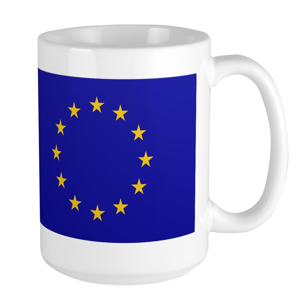 CafePress EU European Union Mugs Large Mug (1209465092)
