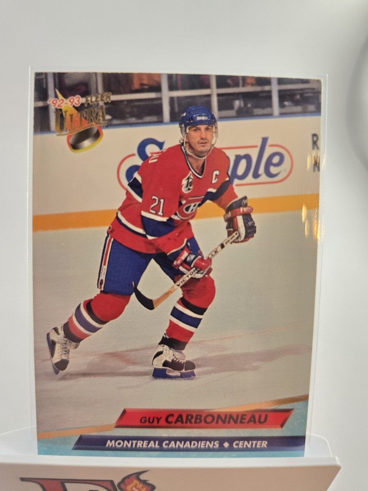 1992-93 Fleer Ultra - Guy Carbonneau #102 Montreal Canadians
