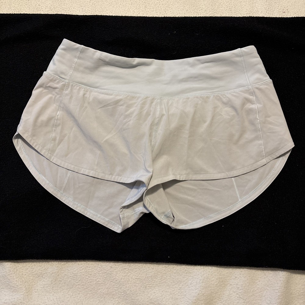 Lululemon Speed Up Shorts Size 4 Lined Blue