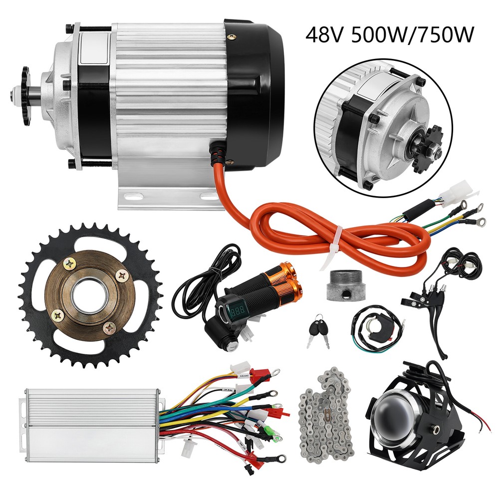 48V 750W Brushless Motor Kit for Electric Tricycle Conversion
