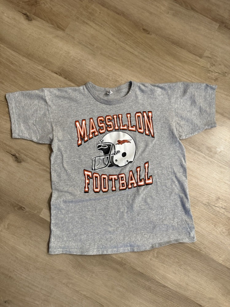Vintage Massillon Tigers Football Champion T-Shirt Size XL