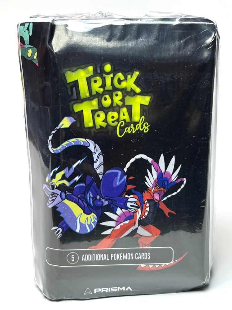 2025 BOX POKEMON Halloween Trick Or Treat PRISMA Cards - 25 Packs Peru KORAIDON