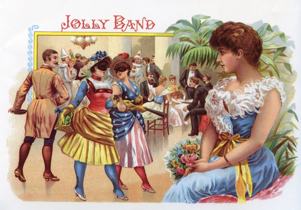 Decor Festivity Poster. Fine Graphic Art Design. Jolly Band. Home Wall Art. 2018