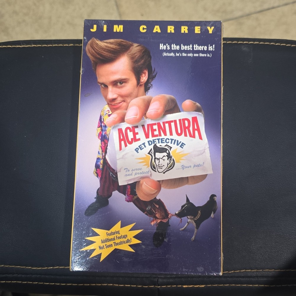 Warner Ace Ventura Pet Detective VHS Jim Carrey Comedy Detective 1994 Sealed