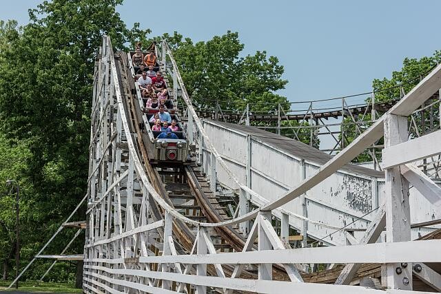 Photo:Camden Park Huntington WV 2015 Big Dipper Roller Coaster Riders