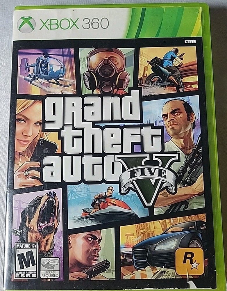 Grand Theft Auto V Microsoft Xbox 360 2013 Install Disc 1 Only! Missing Disc 2