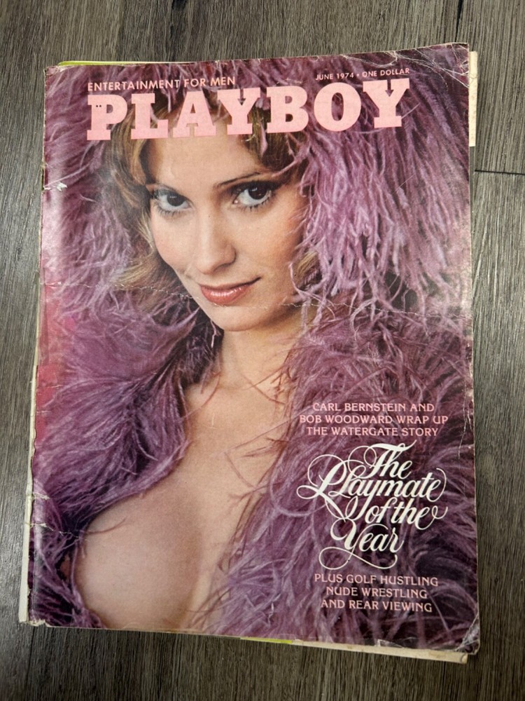Vintage Playboy Magazine June 1974, Pmoy. , Watergate Story, Great Magazine, Vg