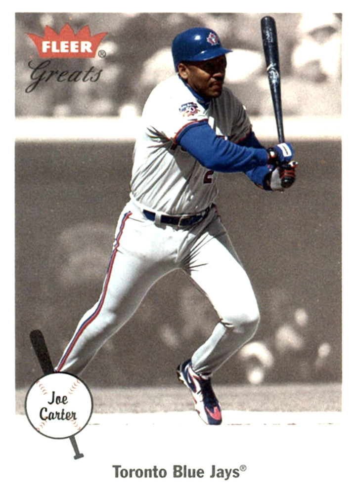 2002 Greats of the Game #40 Joe Carter Toronto Blue Jays