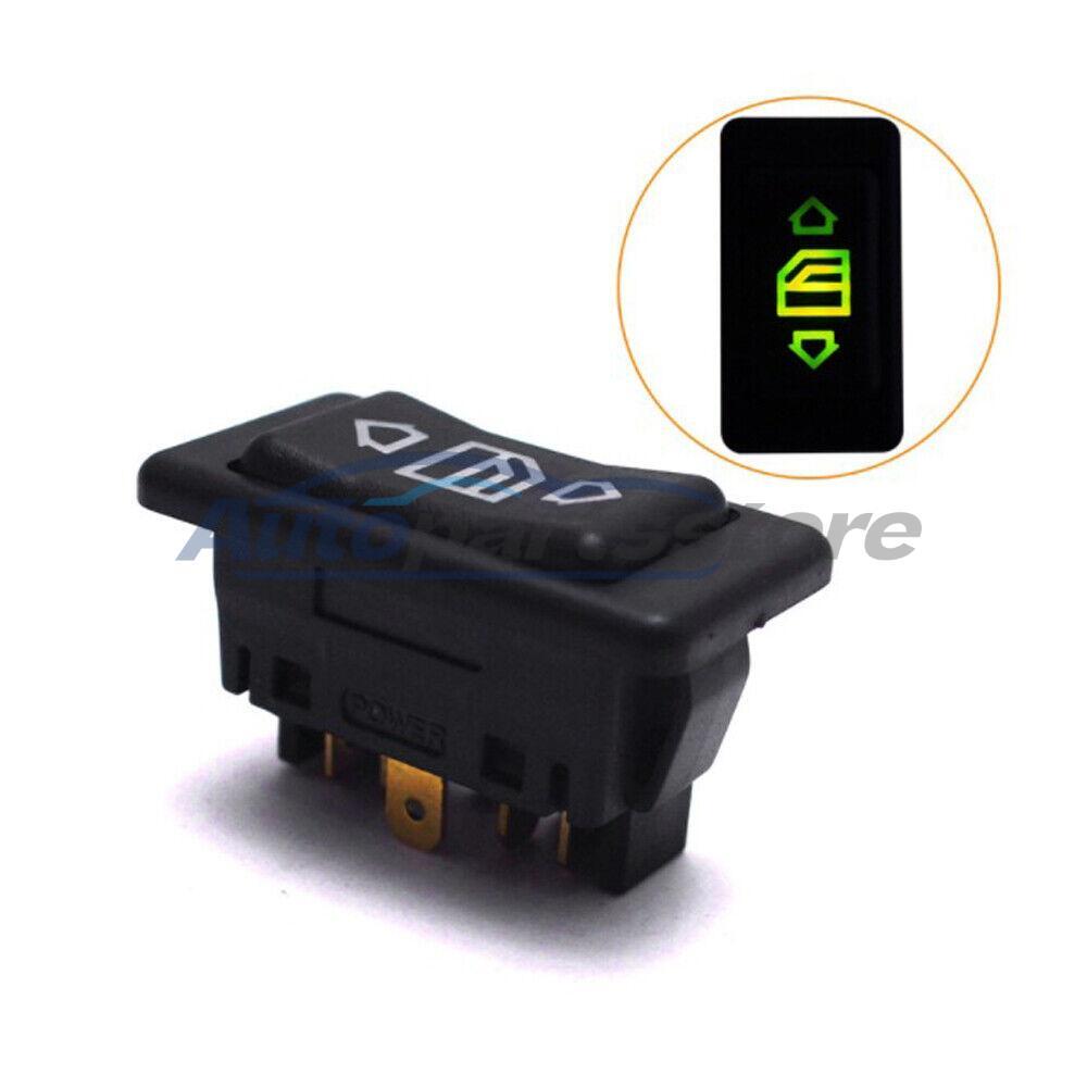 Car Power Window Switch 20A 6-Pin SPST Rocker Glass Lifter