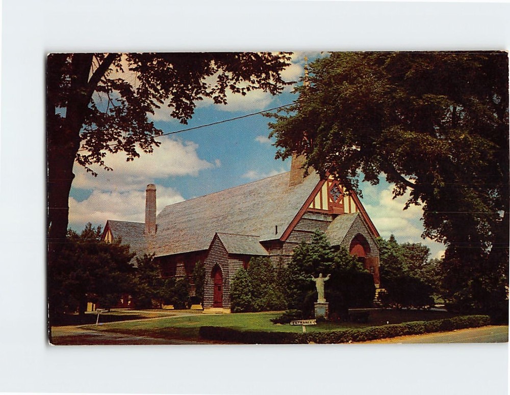 Postcard Holy Trinity Catholic Church West Harwich Massachusetts USA